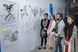 Nashist-e-Iqbal calligraphy contest at UVAS 3