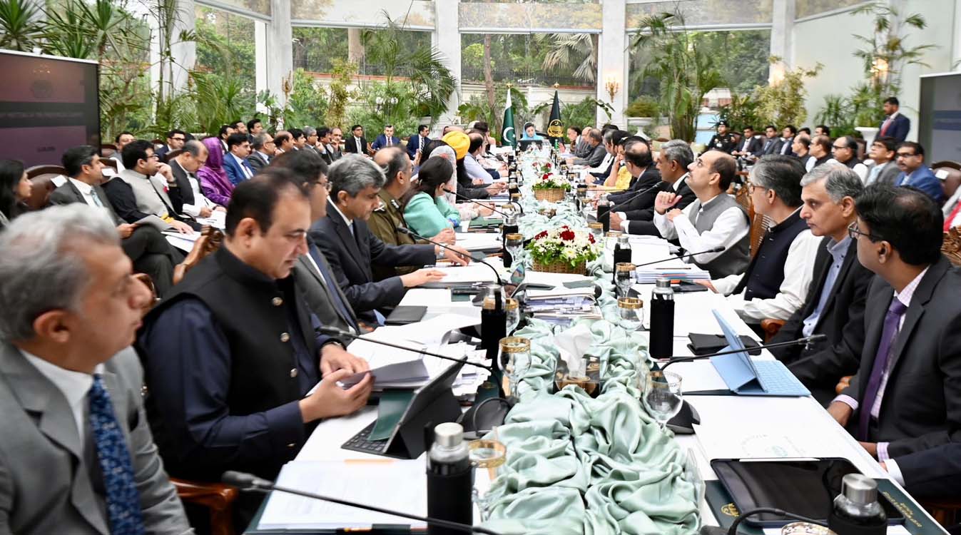 Punjab Chief Minister Maryam Nawaz presides over a cabinet meeting in Lahore where ministers approved the Apna Khet Apna Rozgar farmland scheme and several development and welfare initiatives for Punjab.
