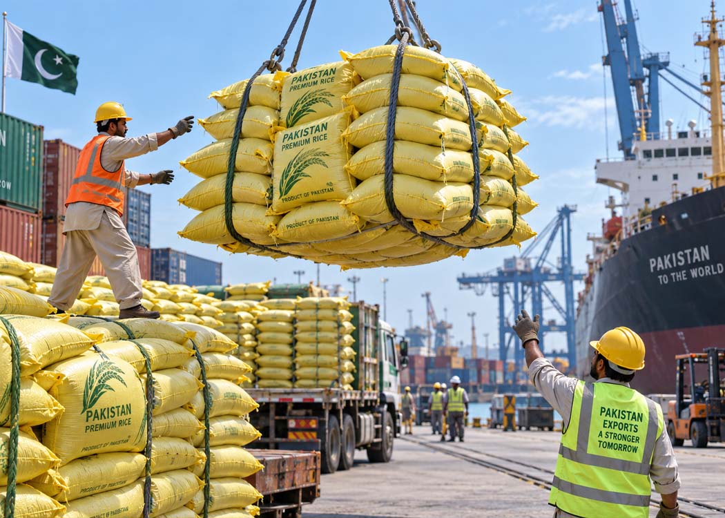 Pakistan rice exports rise 23 percent to 394 million dollars in July-August 2026