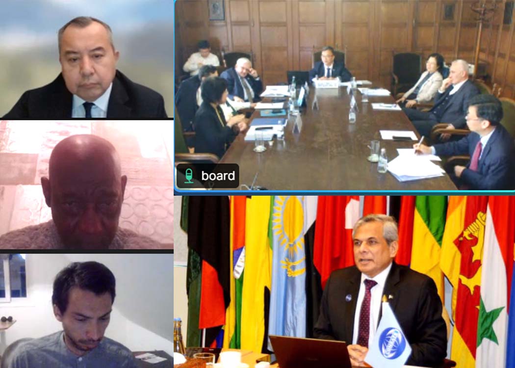Ambassador Dr Mohammad Nafees Zakaria, Executive Director of COMSATS, participates in the 13th Meeting of the ANSO Governing Board, which discussed future science priorities, research programmes and international cooperation.